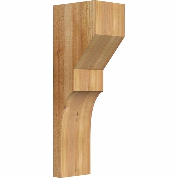 Ekena Millwork Monterey Rough Sawn Corbel, Western Red Cedar, 6"W x 8"D x 24"H COR06X08X24MON00RWR - main